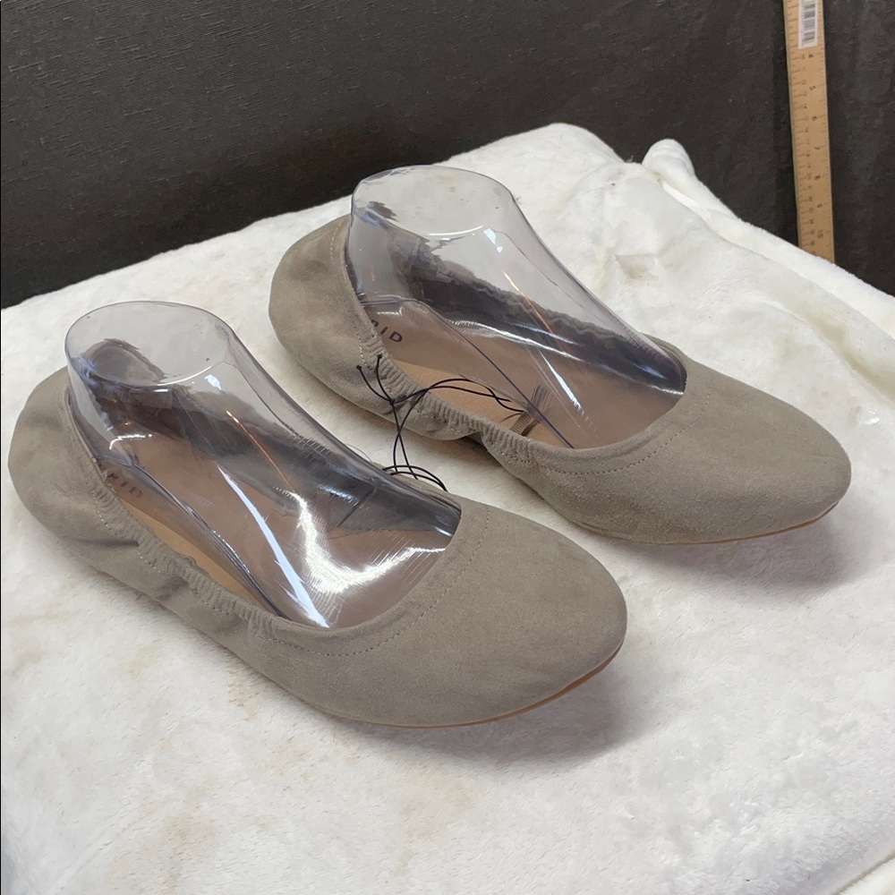 Torrid Gray Suede Flats